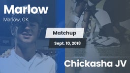 Matchup: Marlow  vs. Chickasha JV 2018