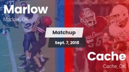 Matchup: Marlow  vs. Cache  2018