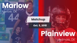 Matchup: Marlow  vs. Plainview  2018