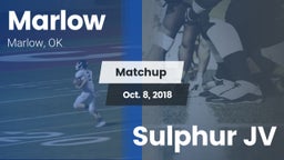 Matchup: Marlow  vs. Sulphur JV 2018