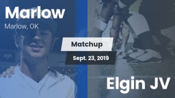 Matchup: Marlow  vs. Elgin JV 2019