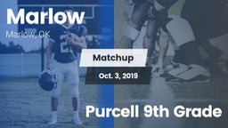 Matchup: Marlow  vs. Purcell 9th Grade 2019