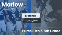 Matchup: Marlow  vs. Purcell 7th & 8th Grade 2019