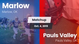 Matchup: Marlow  vs. Pauls Valley  2019