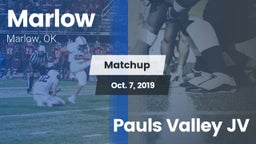 Matchup: Marlow  vs. Pauls Valley JV 2019
