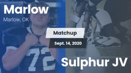 Matchup: Marlow  vs. Sulphur JV 2020
