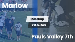 Matchup: Marlow  vs. Pauls Valley 7th 2020