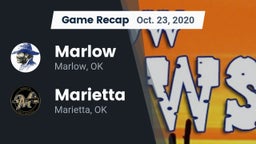 Recap: Marlow  vs. Marietta  2020