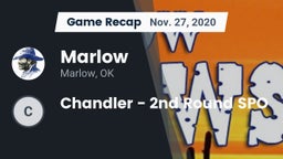 Recap: Marlow  vs. Chandler  - 2nd Round SPO 2020