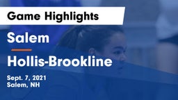 Salem  vs Hollis-Brookline  Game Highlights - Sept. 7, 2021