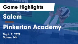 Salem  vs Pinkerton Academy Game Highlights - Sept. 9, 2022