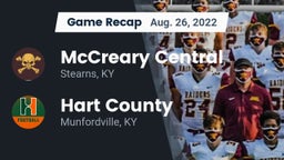 Recap: McCreary Central  vs. Hart County  2022