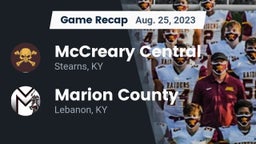 Recap: McCreary Central  vs. Marion County  2023
