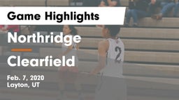 Northridge  vs Clearfield  Game Highlights - Feb. 7, 2020