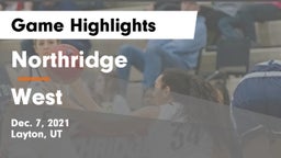 Northridge  vs West  Game Highlights - Dec. 7, 2021