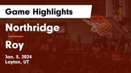 Northridge  vs Roy  Game Highlights - Jan. 5, 2024