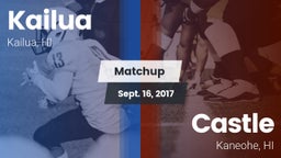 Matchup: Kailua  vs. Castle  2017