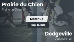 Matchup: Prairie du Chien vs. Dodgeville  2016