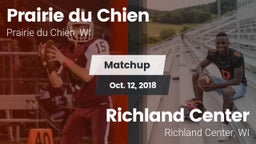 Matchup: Prairie du Chien vs. Richland Center  2018