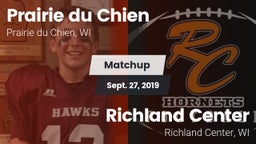 Matchup: Prairie du Chien vs. Richland Center  2019