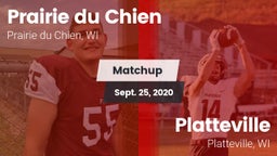 Matchup: Prairie du Chien vs. Platteville  2020