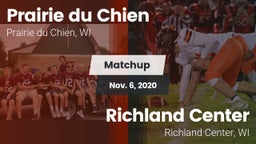 Matchup: Prairie du Chien vs. Richland Center  2020