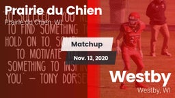 Matchup: Prairie du Chien vs. Westby  2020