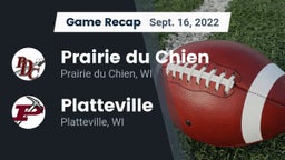 Recap: Prairie du Chien  vs. Platteville  2022