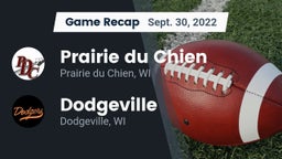 Recap: Prairie du Chien  vs. Dodgeville  2022