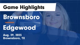Brownsboro  vs Edgewood  Game Highlights - Aug. 29, 2023