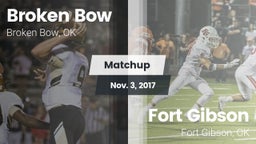 Matchup: Broken Bow High vs. Fort Gibson  2017