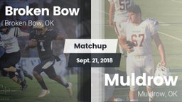 Matchup: Broken Bow High vs. Muldrow  2018