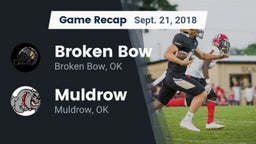 Recap: Broken Bow  vs. Muldrow  2018