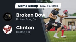 Recap: Broken Bow  vs. Clinton  2018