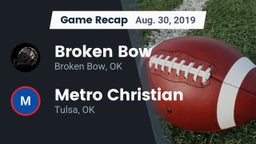 Recap: Broken Bow  vs. Metro Christian  2019