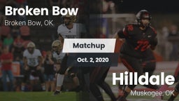 Matchup: Broken Bow High vs. Hilldale  2020