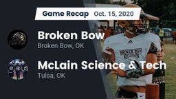 Recap: Broken Bow  vs. McLain Science & Tech  2020
