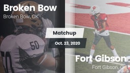 Matchup: Broken Bow High vs. Fort Gibson  2020