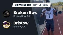 Recap: Broken Bow  vs. Bristow  2020