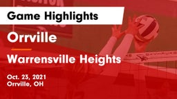 Orrville  vs Warrensville Heights  Game Highlights - Oct. 23, 2021