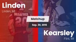 Matchup: Linden  vs. Kearsley  2016