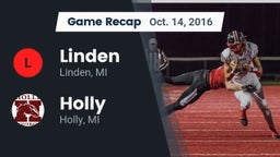 Recap: Linden  vs. Holly  2016