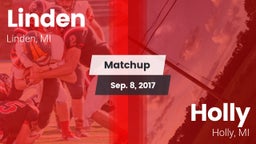 Matchup: Linden  vs. Holly  2017