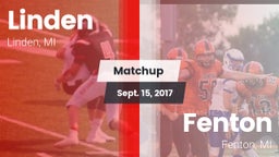 Matchup: Linden  vs. Fenton  2017