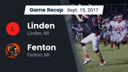 Recap: Linden  vs. Fenton  2017