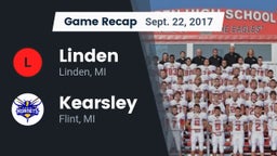 Recap: Linden  vs. Kearsley  2017