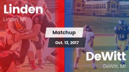 Matchup: Linden  vs. DeWitt  2017