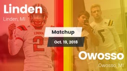 Matchup: Linden  vs. Owosso  2018