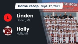 Recap: Linden  vs. Holly  2021