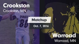 Matchup: Crookston High vs. Warroad  2016